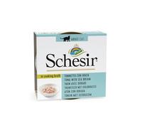 SCHESIR CAT In salsa naturale con tonno e orata 70gr - Mangimi umidi per gatti