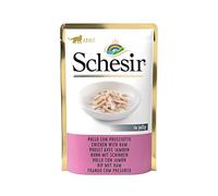Schesir Cat Jelly Tuna and Chicken with Ham Cat Food Wet in Jelly 20 Bags x 85g