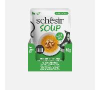 SCHESIR Cat Soup Chicken with Carrot and Pumpkin 40g | Size: 12x40g