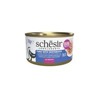 SCHESIR Complements Fillet Tuna with Whitebaits in Broth for Adult Cats | Size: 70g