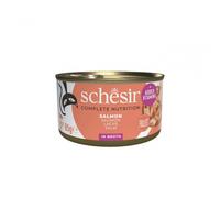 SCHESIR Complete Nutrition Salmon in Broth Cat Can | Size: 85g