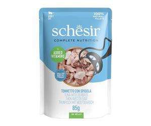 SCHESIR Complete Nutrition Tuna Fillet with Seabass in Jelly | Size: 85g