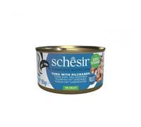 SCHESIR Complete Nutrition Tuna with Pilchards in Jelly Cat Can | Size: 12x85g