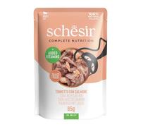 Schesir Complete Nutrition Tuna with Salmon in Jelly Wet Cat Food - 12 x 85g