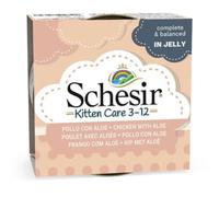 Schesir Kitten Chicken Fillets And Aloe In Jelly, 85 Gr, 1 Tin