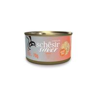 Schesir Silver Wholefood Senior Cat Food Chicken Grain Free 70g x 12 Pack