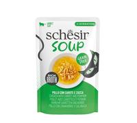 Schesir Soup Chicken with Pumpkin Cat Food - 12 x 40g