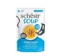 Schesir Soup Tuna with Squid Cat Food - 12 x 40g