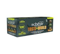 Schesir Taste The World Complete & Balanced Wet Food For Adult Dogs Variety Pack 6 x 150g