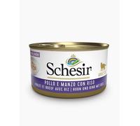 Schesir Wet Cat Food Chicken and Beef with Natural Rice 14 x 85g