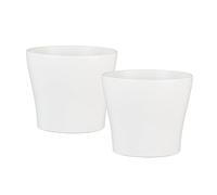 scheurich Cover-Pot, Ceramic, Panna, 6.7