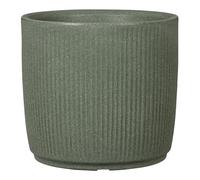 Scheurich Linetto 30 Round Planter/Planter/Planter, Dark Green, Made with Recycled Plastic, 10 Year Guarantee, Outdoor Use