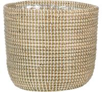Scheurich Seagrass Planter - White - Ø 24 cm