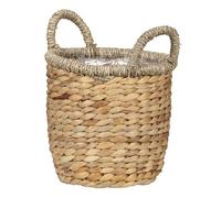 Scheurich Water Hyacinth 28, Basket Planter/Basket Pot with Water Hyacinth Handles, Colour: Nature, 28 cm Diameter, 23.5 cm High, 13.1 L Vol.