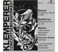 SCHEY HERMANN (basso baritono) - Klemperer Conducts the Concertgebouw, Vol.2