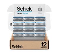 Schick Hydro 5 Razor Blade Refills for Men with Flip Trimmer, 12 Count