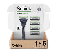Schick Hydro Sensitive Razor for Men - Razor for Men Sensitive Skin with 5 Razor Blades