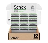 Schick Hydro Sensitive Razor Refills, 12ct | Razor Blades Refills, Razor Blades for Men, Shaving Blades for Men, Hydro Razor Blades Refill, 5 Blade Razor Men, 12 Refills