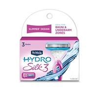 Schick Hydro Silk 3 Razor Blades Refills for Women, 4 Count