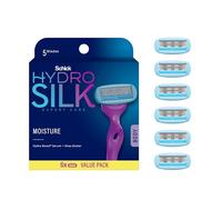 Schick Hydro Silk Hang-In Shower Razor Blade Refills for Women, 6 Count