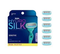Schick Hydro Silk Sensitive Care Hang-In Shower Razor Blade Refills for Women, 6 Count