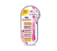 Schick Quattro For Women, Womens Razor Value Pack, Including 1 Razor Handle and 5 Razor Refills