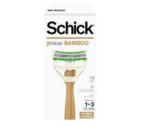 Schick Xtreme Bamboo Razor - Eco Friendly Disposable Razors, Bamboo Handle