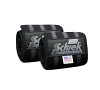 Schiek Sports Heavy Duty Wrist Wraps - Gym Workouts Wrist Support - Black Out Line Wrist Wraps