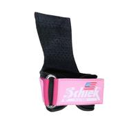 Schiek Sports Model 1907 Platinum Edition Ultimate Grips - 3 in 1 Weight Lifting Straps Wrist Wraps and Grip Pads - Secure Non Slip Control and Comfort for Strength Training (Pink, Small)