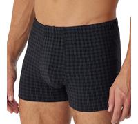 Schieser Men's Underwear Shorts for Men Soft and Comfortable without Elastic Waistband Organic Cotton - Cotton Casual, Black_180505, M
