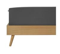 Schiesser 101349 Maco-Jersey fitted sheet 150 x 200 cm Anthracite