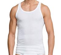 Schiesser Men's 2 Pack Undershirt Sleeveless - Essential Double Rib