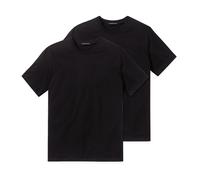 Schiesser American T-shirt, V-neck, Round neck, Black, White, S M L XL 2XL 3X...
