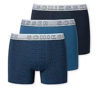 Schiesser Boys' 3 Pack Underwear Boxer Shorts - 95/5 Organic Cotton - Size 140 to 176