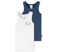 Schiesser Boy's Fine Rib Multipack Undershirt, Assorted 10, 140