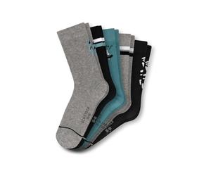 Schiesser Boys/Teens Pack of 5 Socks Stockings - Size 31 to 42, Assorted 1_183291, 31-34