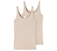 Schiesser Damen Trägertop Unterhemd Unterwäsche (2er Pack)