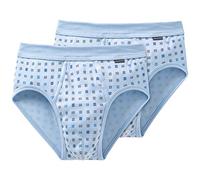 Schiesser Essentials Men's 2 Pack Short Briefs with Fly