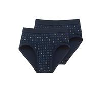 Schiesser Essentials Men's 2 Pack Short Briefs with Fly