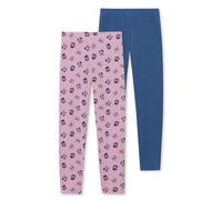 Schiesser Girl's 2 Pack Leggings-Gr. 92-140 Underwear, Sortiert 2_181801, 140