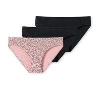 Schiesser Girls' 3 Pack Underwear Briefs - 95/5 Organic Cotton - Size 140 to 176
