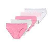 Schiesser Girls' 5 Pack Briefs Underwear - 95/5 Organic Cotton - Size 92 to 140
