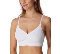Schiesser Invisible Soft Women's Bustier Spaghetti Straps with Removable Pads, Weiss_179821, UK 16