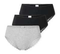 Schiesser Ladies Brazilian-Slips, 3er Pack - 3Pack Brazilian, Stretch Cotton