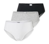Schiesser Ladies Brazilian-Slips, 3er Pack - 3Pack Brazilian, Stretch Cotton