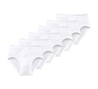 Schiesser Men's 2 Pack Sports Briefs with Fly - Essential Fine Rib