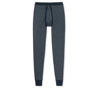 Schiesser Men's Long Johns with Fly - Fine Rib Melange