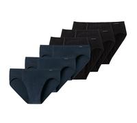 Schiesser Men’s Briefs 6-Pack Supermini Rio Slip Essentials Cotton Blend