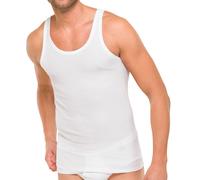 Schiesser Men’s Undershirts in 8-Pack, White, Doppelripp or Feinripp