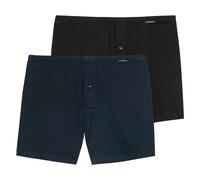 Schiesser Men's 2 Pack Boxer Shorts Cotton Jersey Soft Jersey Boxer